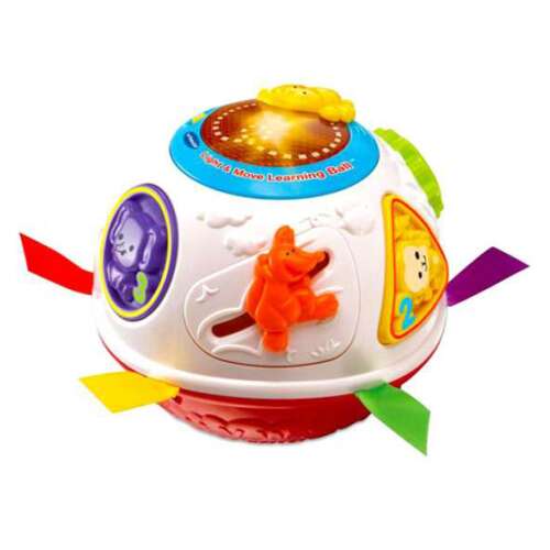 VTech Baby Light & Move Learning Ball, interaktivna igračka za bebe sa svjetlima, zvukovima i oblicima