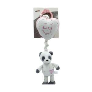 Tulilo plüss zenélő játék - rózsaszín szívecskés panda 32874310 Zenélő plüssök - Panda