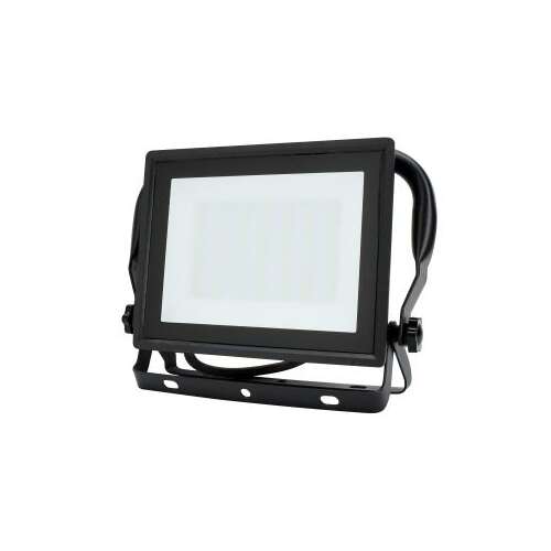 Kafler 50W-os LED reflektor 6500K hideg fehér fénnyel, IP65 vízálló besorolással, 1,5m kábellel és állítható rögzítő konzollal