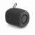 Gembird SPK-BT-LED-03-BK portable bluetooth speaker, black, side view