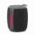 Gembird SPK-BT-LED-03-BK portable bluetooth speaker with red LED light, black