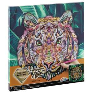 Grafix - Diamond Painting on Canvas Tiger 30 x 30 cm