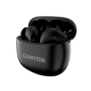 Canyon CNS-TWS5B Black Wireless Earbuds in Charging Case - Headphone and Bluetooth Speaker