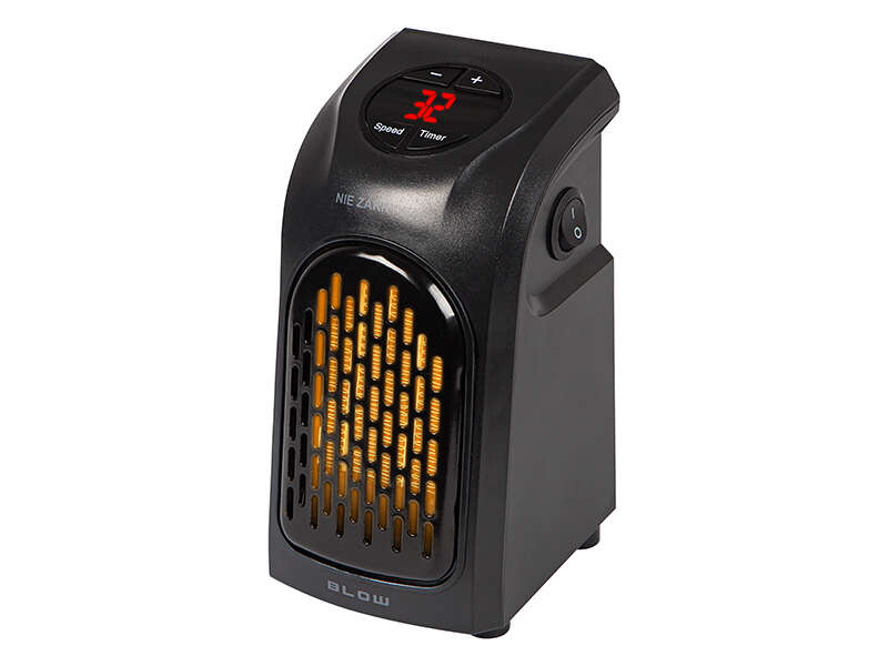 Hálózati Energiatakarékos Elektromos Fűtés, Hősugárzó, Fűtőtest - Fekete LCD Kijelzős