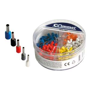 Set de manșoane izolate pentru capete de cablu Commel 365-701, 400 bucăți, 5 dimensiuni, culori asortate - Seturi scule și Scari
