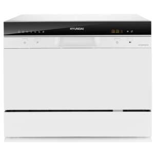 Hyundai DTC657DW8F asztali mosogatógép, fehér, elülső nézet - Mosogatógép