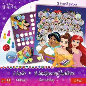 Disney Hercegnők - Ludo és Kígyók és Létrák - 2 az 1-ben Társasjáték