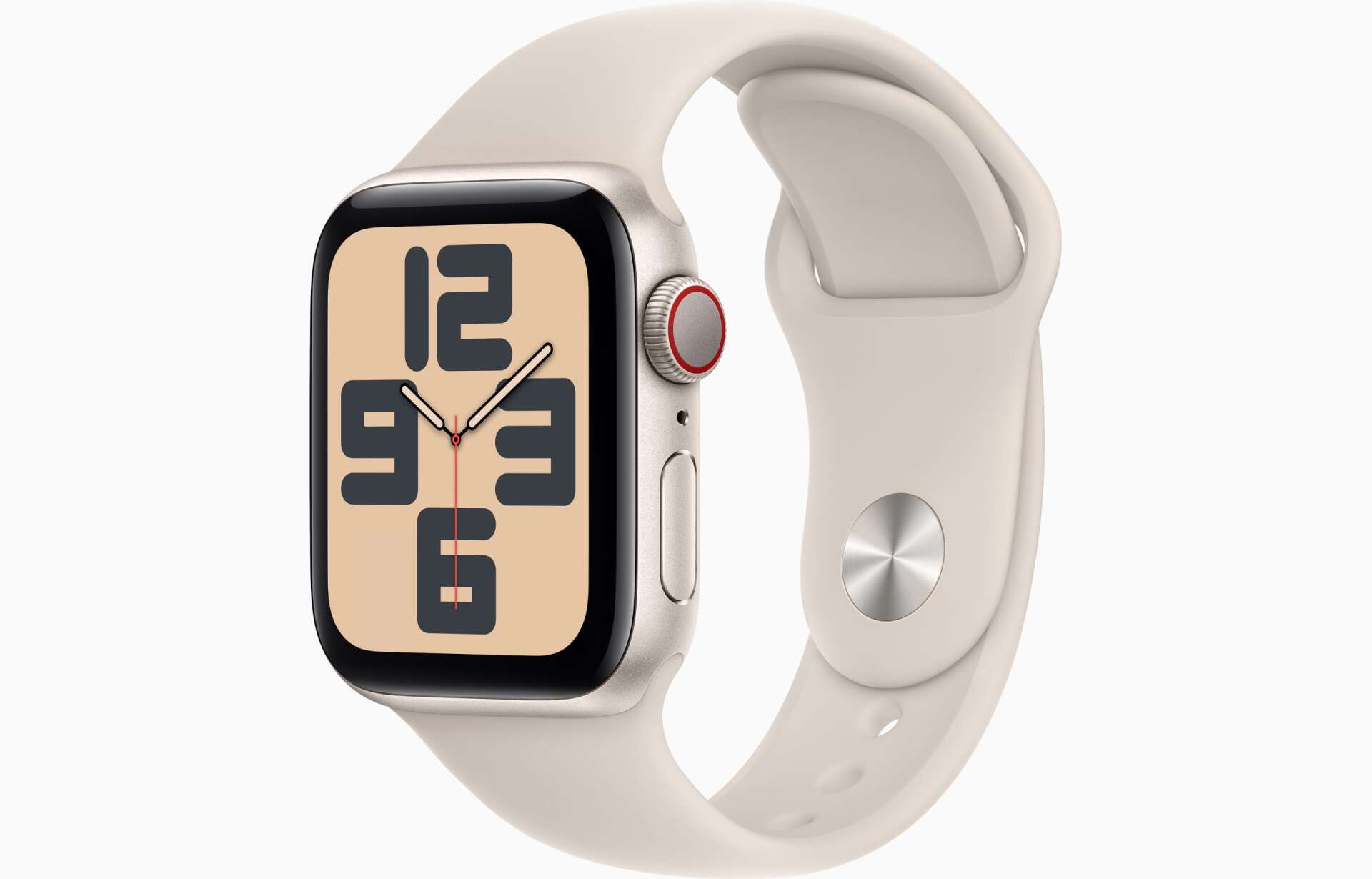 Apple watch se (2023) 40mm okosóra s/m méretű szíjjal - starlight