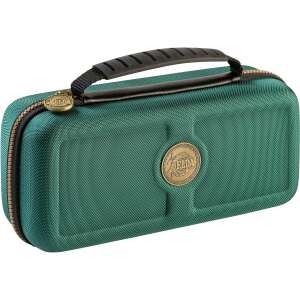 Nintendo Switch Zelda Deluxe utazótok, zöld, cipzárral és fogantyúval - Nacon