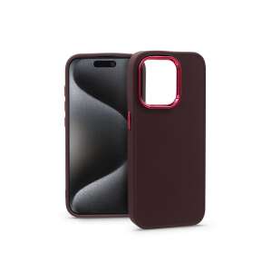 Haffner Frame iPhone 15 Pro Tok - Purple, front and back view - Haffner