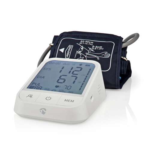 Nedis BTHBP10WT SmartLife Vérnyomásmérő 83368978 - Vérnyomásmérő