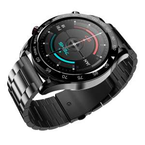 HiFuture FutureGo Pro Smartwatch in Schwarz mit Metallband - HiFuture