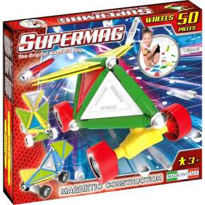 Supermag Tags Wheels: 50 darabos mágneses építőjáték 83371423 