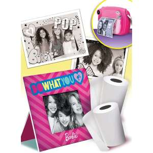 Barbie Print Cam instant photo refill pack with 2 rolls of thermal paper and 2 picture frames - Photo Paper