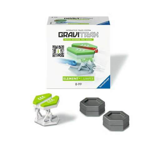 Ravensburger GraviTrax Element Jumper kiegészítő készlet, egy golyópálya kiegészítő a kreatív és kihívást jelentő pályák építéséhez