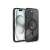 Black and transparent iPhone 15 case with MagSafe ring, Color Edge Mag Cover