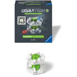 Piesa de pistă GraviTrax PRO Element Carusel de la Ravensburger, vedere de aproape - Ravensburger Autostradă și garaj de parcare