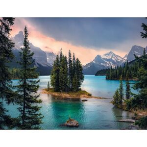 Puzzle finalizat Ravensburger Lacul Canadian 2000 Piese - Puzzle