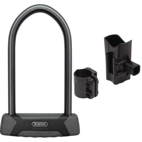 Abus Granit XPlus 540/160HB230 U-zár USH540 tartóval, fekete