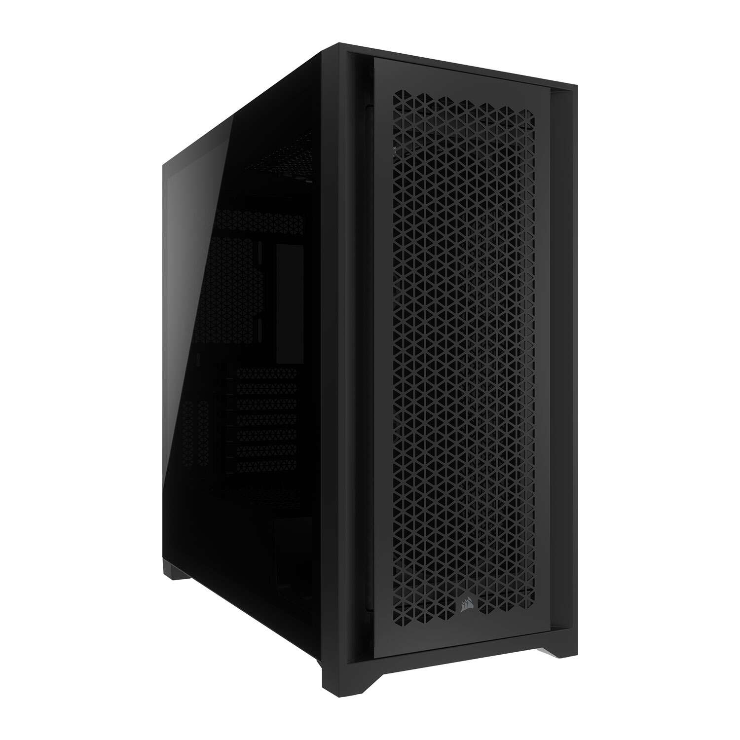 Corsair 5000d core airflow tempered glass számítógépház - fekete