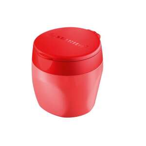STABILO Woody 3 in 1 pencil sharpener, red, single hole, with container - Pencil Sharpener