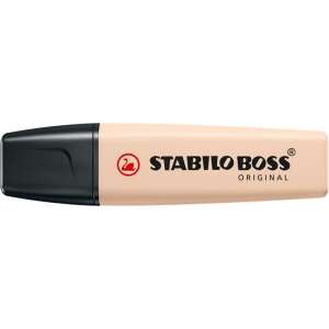 Stabilo Boss Original Textmarker, Hautton, 2-5 mm abgeschrägte Spitze - Schreibwaren & Schreibmaterial