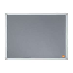 NOBO Tablă de afișaj, cadru din aluminiu, 60x45 cm, NOBO "Essential", gri 83378336 Table pentru mesaje