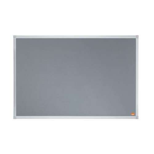 NOBO Tablă de afișaj, cadru din aluminiu, 90x60 cm, NOBO "Essential", gri