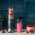 Nutribullet NB1206DGCC Blender in kitchen setting with strawberry smoothie