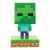 Minecraft Zombi Ikon Asztali Lámpa