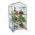 Timeless Tools 3-tier mini greenhouse with zippered roll-up door, 126x69x49 cm, green