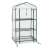 Timeless Tools 3-tier mini greenhouse with zippered roll-up door, 126x69x49 cm, green