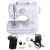 Timeless Tools Portable Mini Sewing Machine with Accessories, Compact, 12 Stitch Patterns, White 35044881