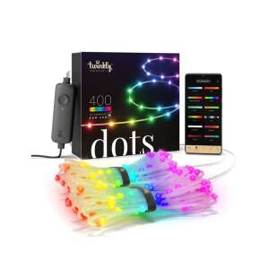 Transparenter RGB-Draht mit 400 LEDs von Twinkly Dots 107392783 - Lichterketten