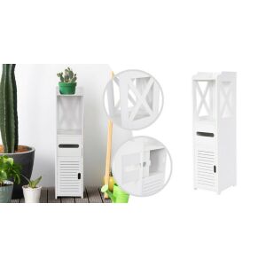 Dulap ingust pentru baie 146909545 - Capace de toaleta/WC, Cabină de duș, Robinet, Ușă de duș, Dulap de baie, Coșuri de rufe și Set de duș