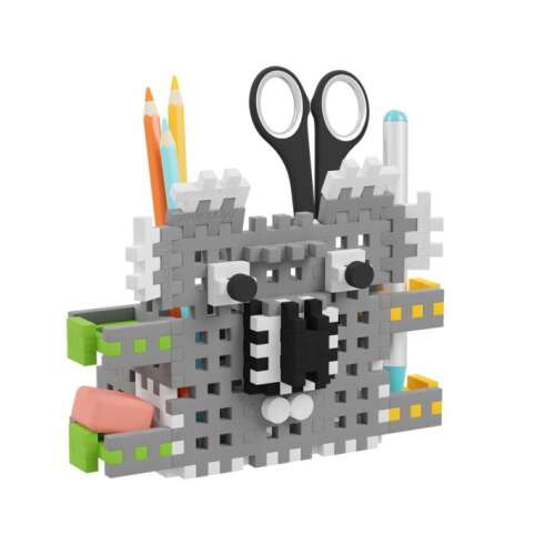 Suport pentru creioane Koala construit din blocuri de construcție Marioinex Mini Waffle
