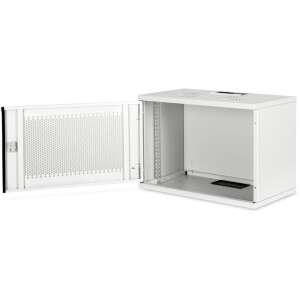 Стенен сервърен шкаф Digitus 19 инча, 7U, 540x400mm, сив - Шкаф за стелажи