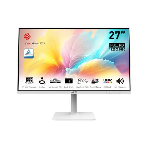 MSI Modern MD2712PW 27 hüvelykes Full HD monitor, elölnézet