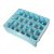 Empty Timeless Tools blue 24-compartment underwear storage box