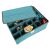 Timeless Tools 24-Compartment Underwear Storage Box, 36x28x10 cm, Blue 35044987