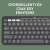 Logitech Pebble Keys 2 K380s drahtlose Tastatur mit Schnelltasten