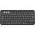 Tastatură wireless Logitech Pebble Keys 2 K380s în gri grafit, vizualizare de sus