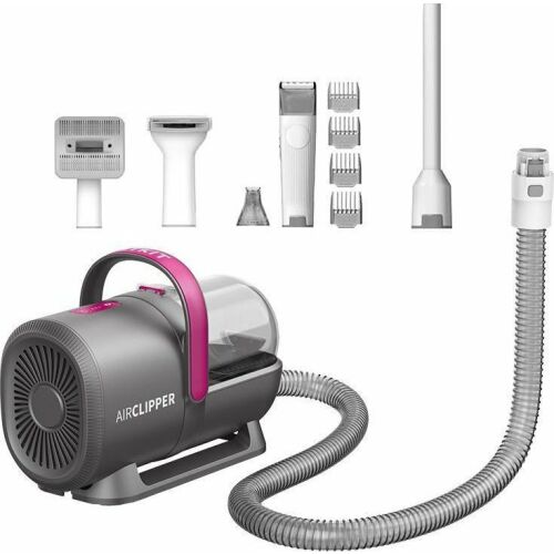 PetKit AirClipper set de îngrijire animale de companie cu aspirator, mașină de tuns și accesorii