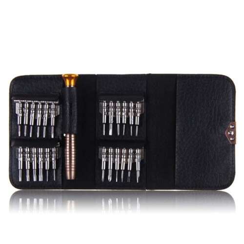 Timeless Tools 25-piece Precision Screwdriver Set with Case, 24 Screwdriver Bits