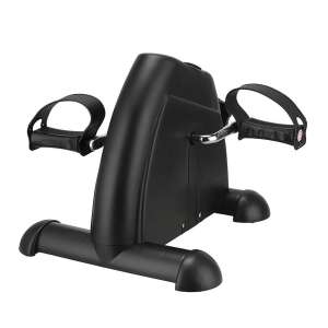 Czarny mini rower stacjonarny do ćwiczeń nóg i ramion, udźwig 120 kg - Maszyny i urządzenia cardio