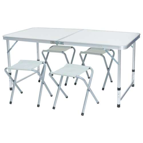 Timeless Tools Kemping Asztal 4 székkel camping table set with 4 chairs