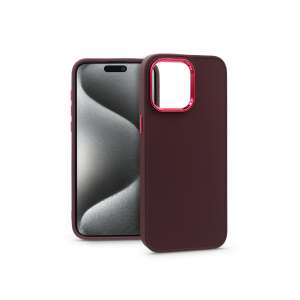 Haffner Frame iPhone 15 Pro Max case, purple, front and back view - Haffner