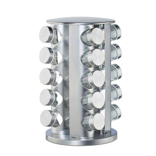 Timeless Tools 20-piece rotating spice rack