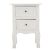 Timeless Tools 2-piece bedside table set, white 35045358