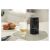 Sencor SMF 2031BK Black Milk Frother with latte and muffins on a table